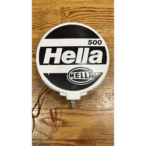 One Hella‎ Fog Light With Cover Round With Wiring